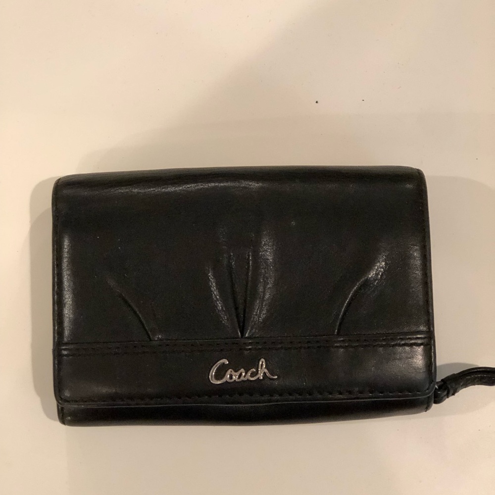 Leather Coach wallet